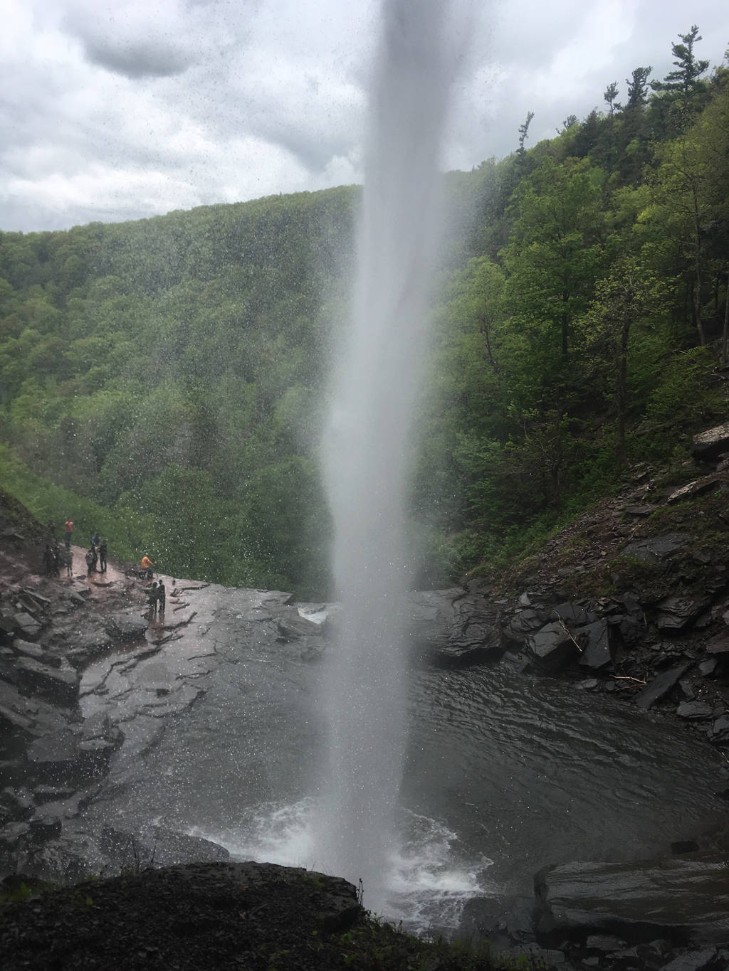 Behind the Kaaterskill Falls