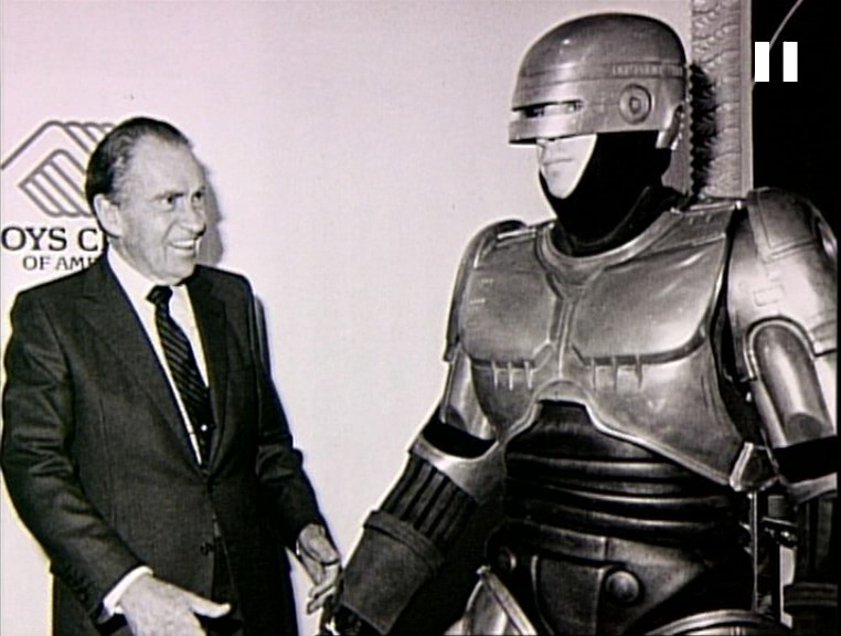 Nixon meeting Robocop