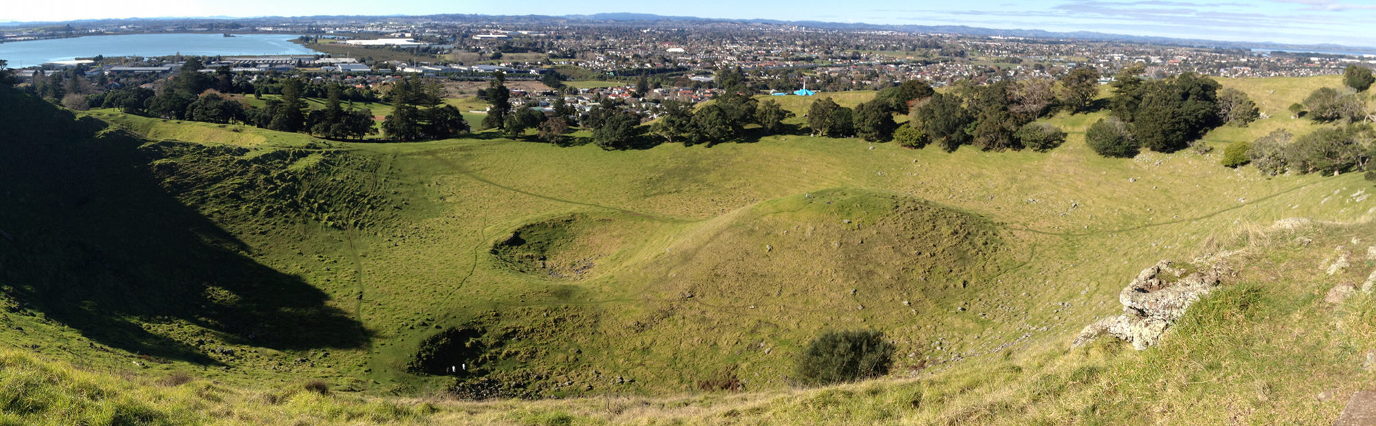 Mangere Mounter Crater from the Rim