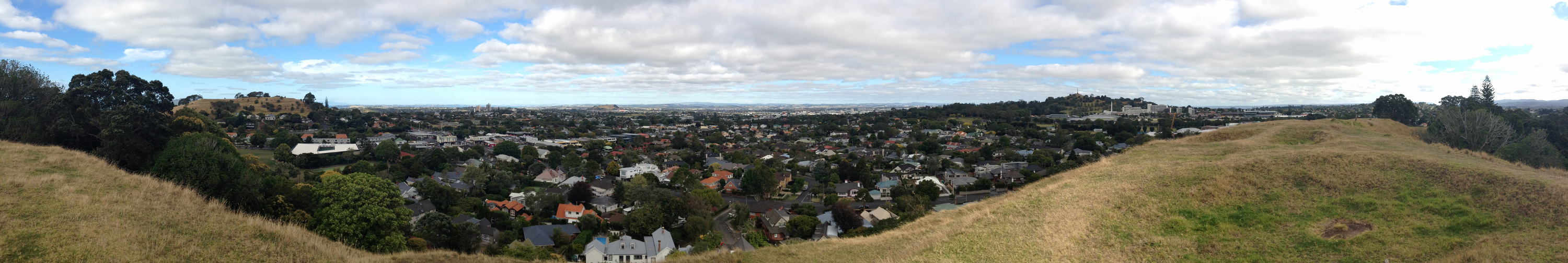 Panorama taken from Mt Saint John