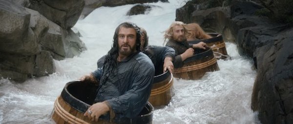 The barrel escape from The Hobbit