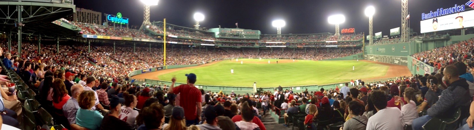 Fenway Park Stadium, from the cheap seats