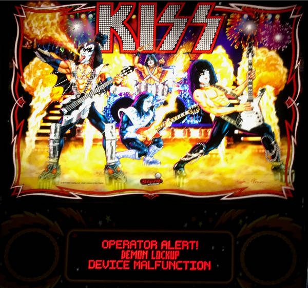 The Kiss themed pinball did have the best error messages though