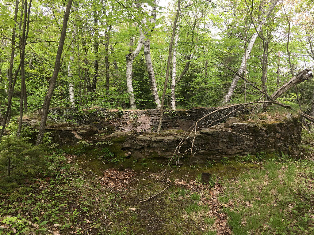 Ruined cistern from one of the old hotels