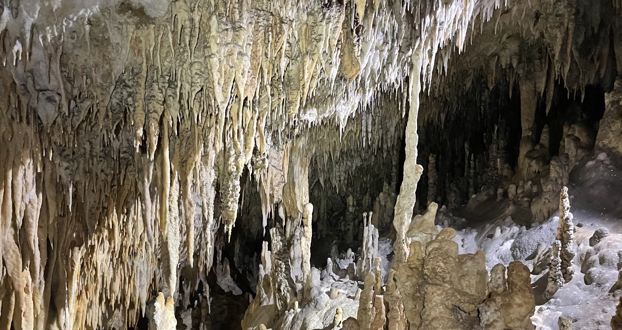 Wonderland in the Crystal Cave. This photo doesn't really do it justice