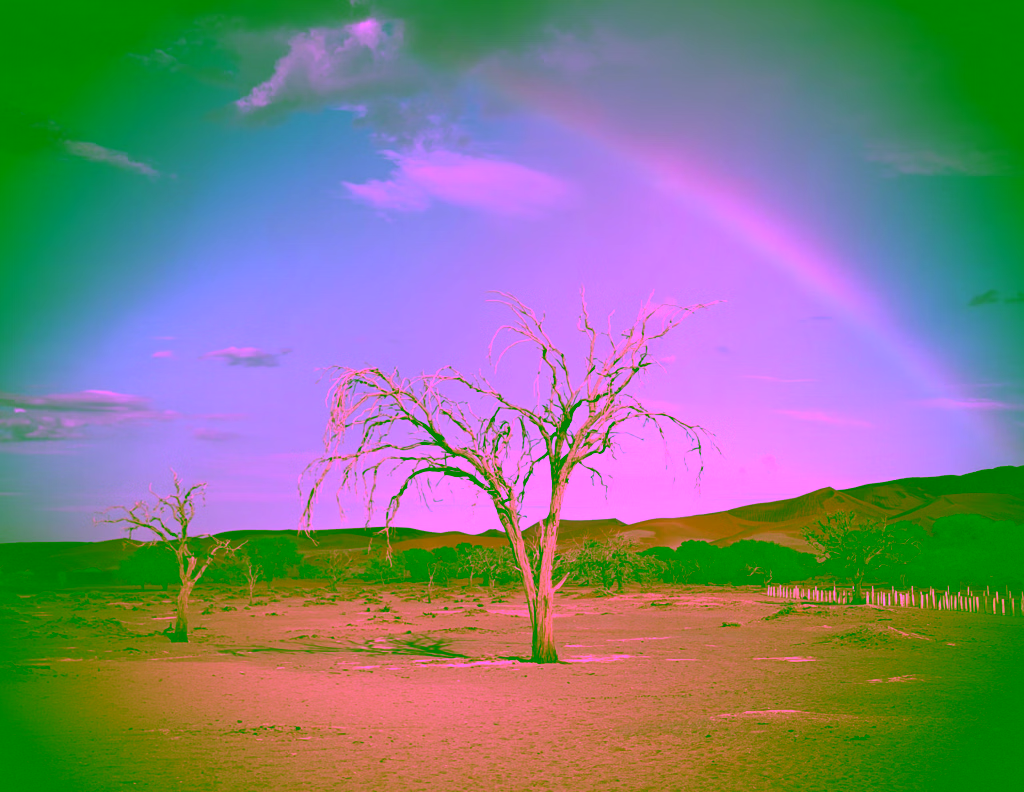 Yes, we got (briefly) rained on in the desert.