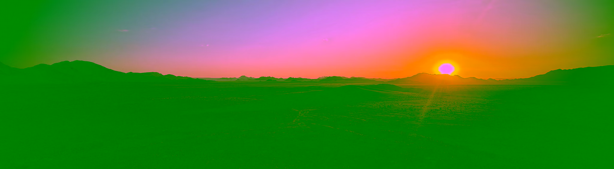 Sunset over the Namib-Naukluft National Park.